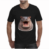 Happy Hippo - Men's T-Shirt (Podpop)