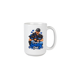 Proud Scotty Dad Retro Pin-Up Design 15 oz - Mug (Dust & Bloom)