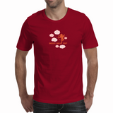 Red Mens on White