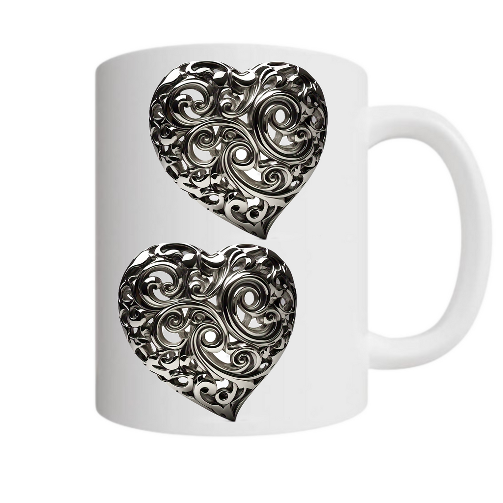Mugs & Hugs 25 - Ceramic Mug (ArtzyAi)