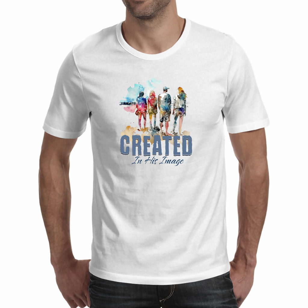 Created - Family - Men's T - Shirt/Unisex ( Mystory Apparel )