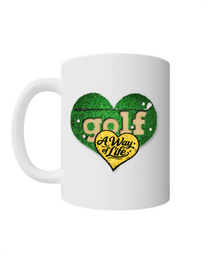 Golf Dad - A way of Life-Mug -Left -handed(Podpop)