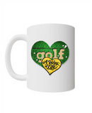 Golf Dad - A way of Life-Mug -Left -handed(Podpop)