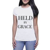 Held by Grace - Ladies T-Shirt (Rooted in Purpose)