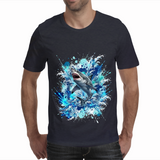 Great White Splash - Men's T-shirt (Savanna Art)