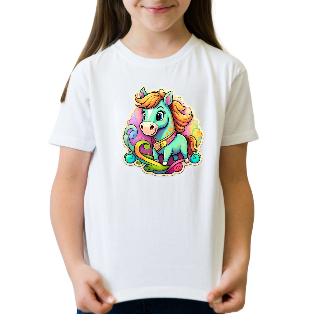 Pony Pals 23 -- Kids T-Shirt (ArtzyAi)