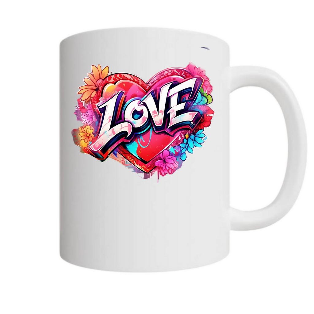 Coffee Kindness 1 - Ceramic Mug (ArtzyAi)