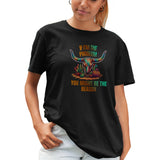 Bull Skull - Unisex T-shirt (Waspgraffiti)