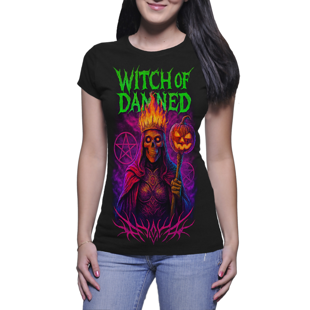 Witch of Damned - Ladies T-shirt (Riotwear S.A)