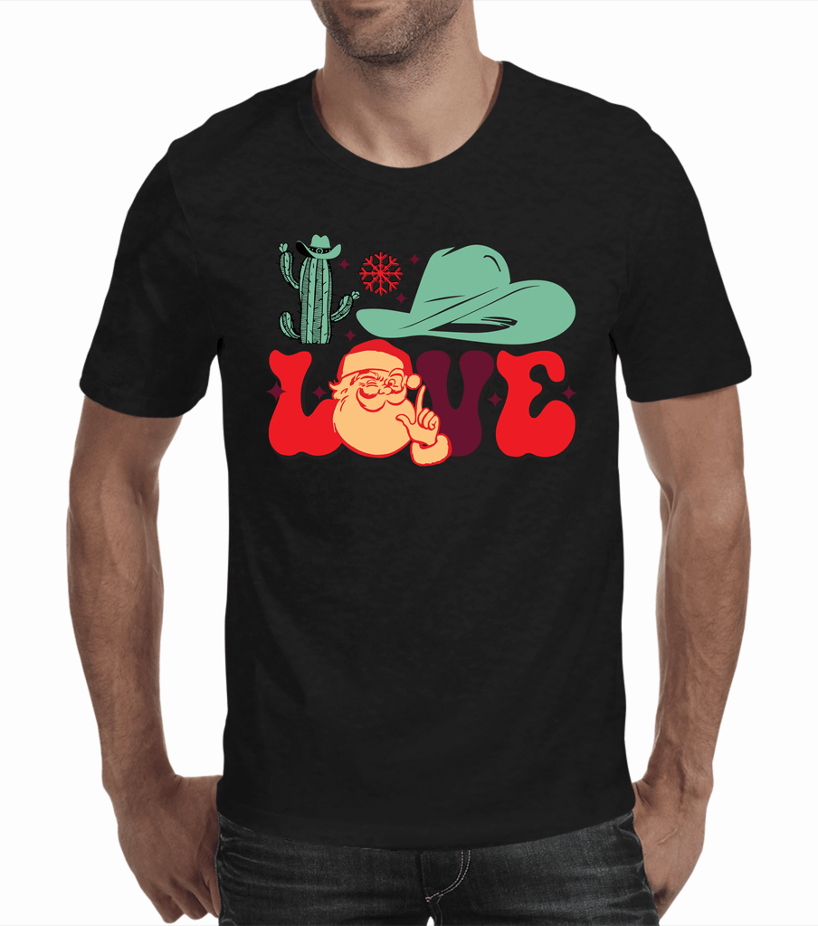 Merry Christmas Tshirts | I Love Santa (Men)