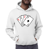 KING CARDS - Men's Hoodie (KABELOSCOPE)