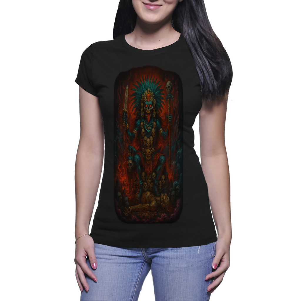 Mictlantecuhtli Ladies T-shirt - (Riotwear S.A)