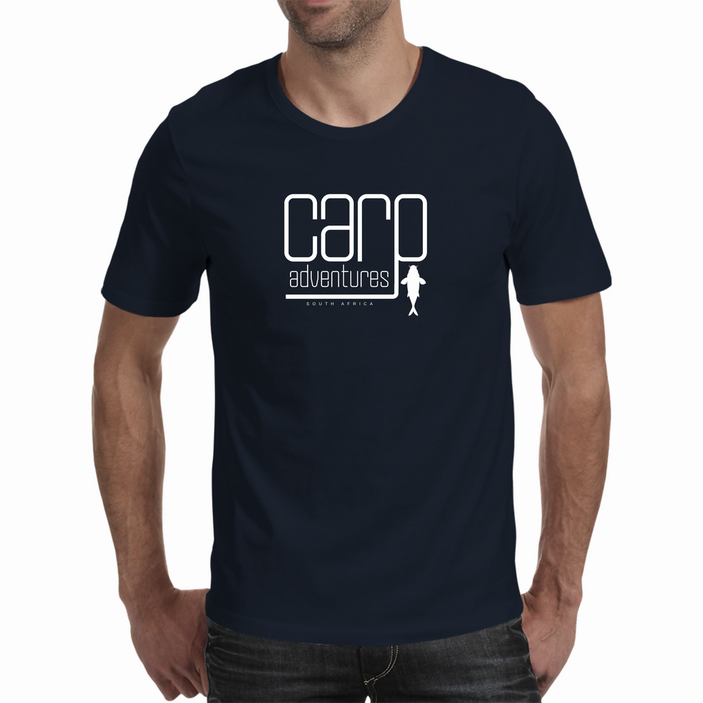 Carp Adventures V4 White - Men's Tee (Carp Adventures SA)