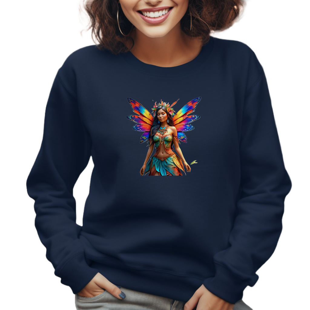 Whispering Wings 17- Unisex Sweater (ArtzyAi)