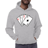 KING CARDS - Men's Hoodie (KABELOSCOPE)
