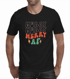 Funny Christmas Tshirts | Merry AF (Men)
