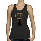 Built by Faith not Fear - Ladies Racerback Tank (Rooted in Purpose)