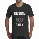 Trusting God Daily - Men’s T-Shirt (Rooted in Purpose)