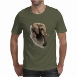 Elephant fading into dust-Men's T-Shirts Front (PodPop)