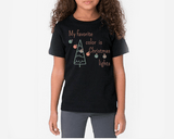 Christmas Tshirts | My Favorite Color is Christmas Lights (Kids)