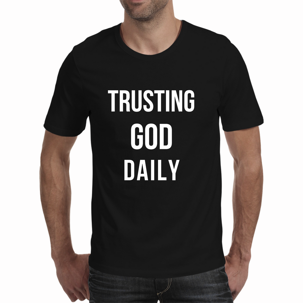 Trusting God Daily - Men’s T-Shirt (Rooted in Purpose)