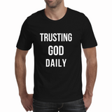 Trusting God Daily - Men’s T-Shirt (Rooted in Purpose)