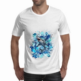 Great White Splash - Men's T-shirt (Savanna Art)