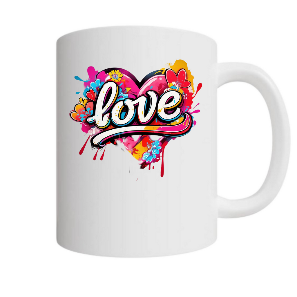 Coffee Kindness 2 - Ceramic Mug (ArtzyAi)