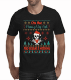Naughty Christmas Tshirts | Naughty No Regrets (Men)
