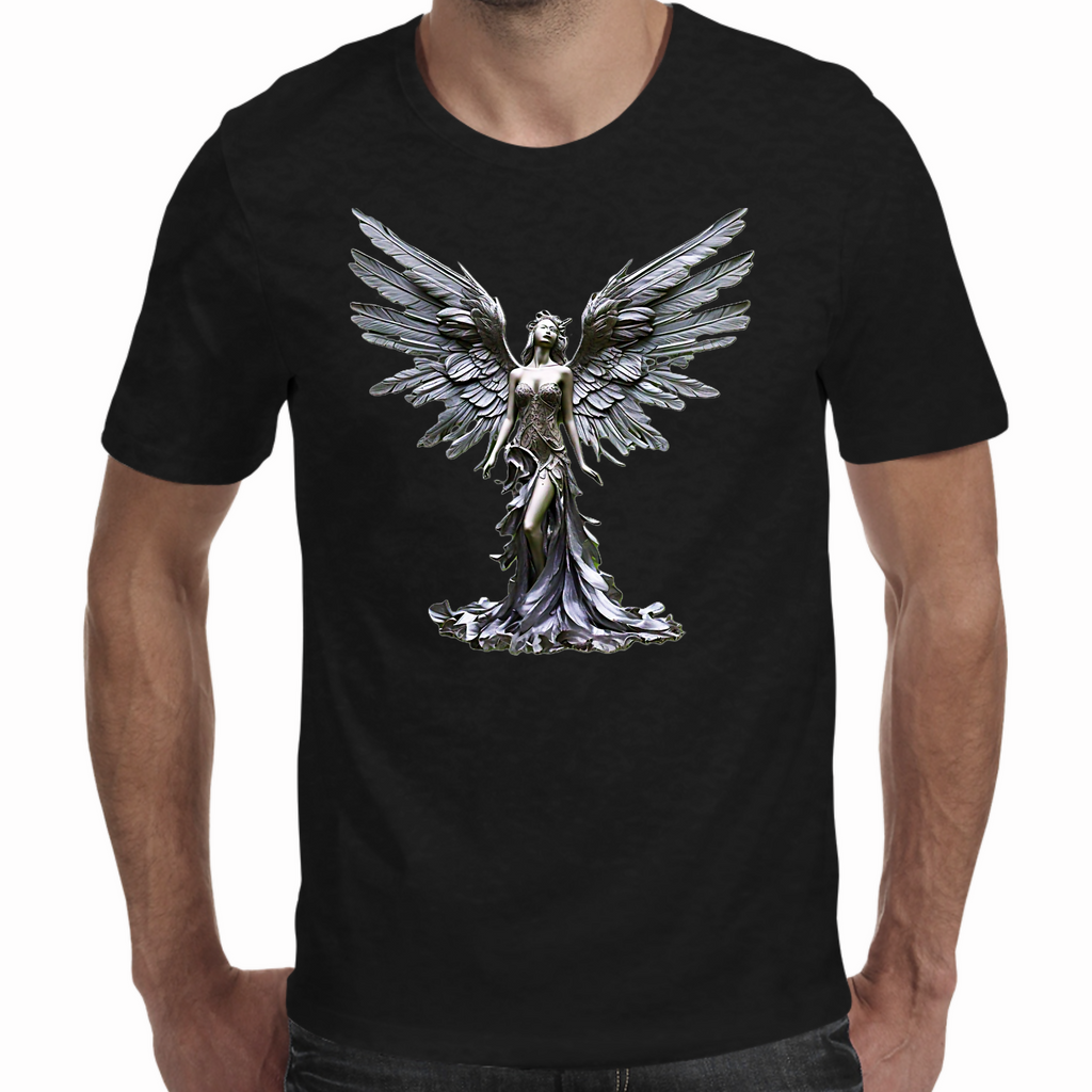 Large SILVER FAIRY 1 - Men's T-Shirt (ArtzyAi)