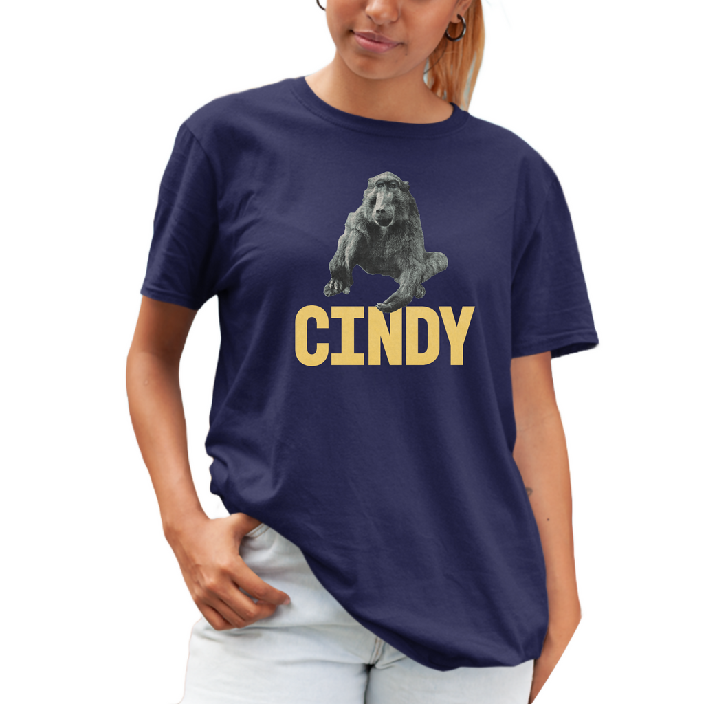 Cindy (sitting on her name) - Unisex T-shirt (Ruben Namibia)