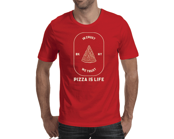 Pizza Is Life (Men's T-shirt)