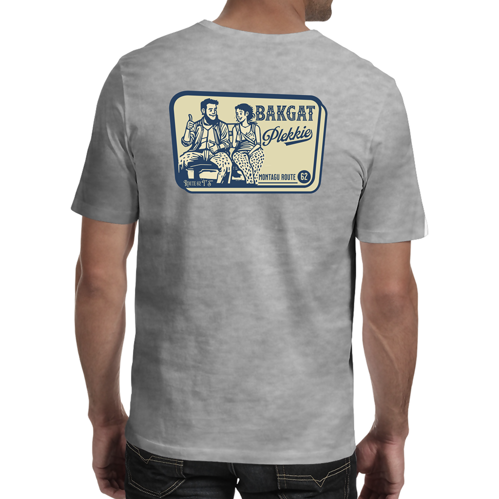 Bakgat Plekkie/Back - Men's T - Shirt ( Route 62 T'S )