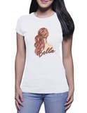 Bella - White Ladies T-shirt (CAE Style)