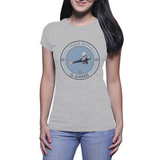 Tiger Moth G-ARMS - Ladies Cotton T-Shirt 1 (GeraldSmithArt)
