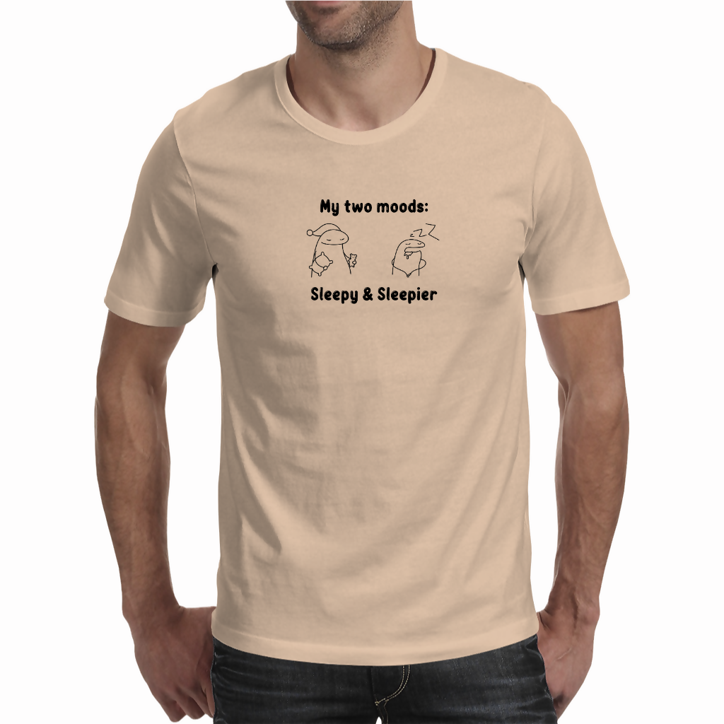 My Sleepy Mood (Dark) - Unisex T-Shirt (NovelThredds)