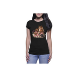 Horse Girl Floral Horse - Ladies T-Shirt (Dust & Bloom)