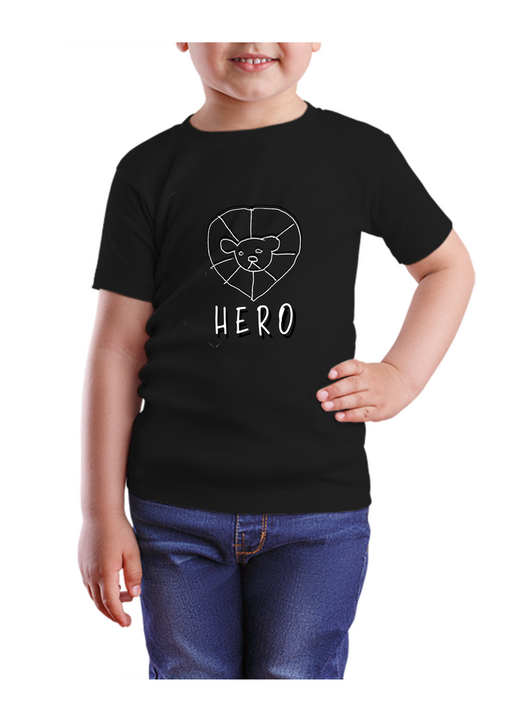Tau the lion -Kids white shirts (The Hero shop)