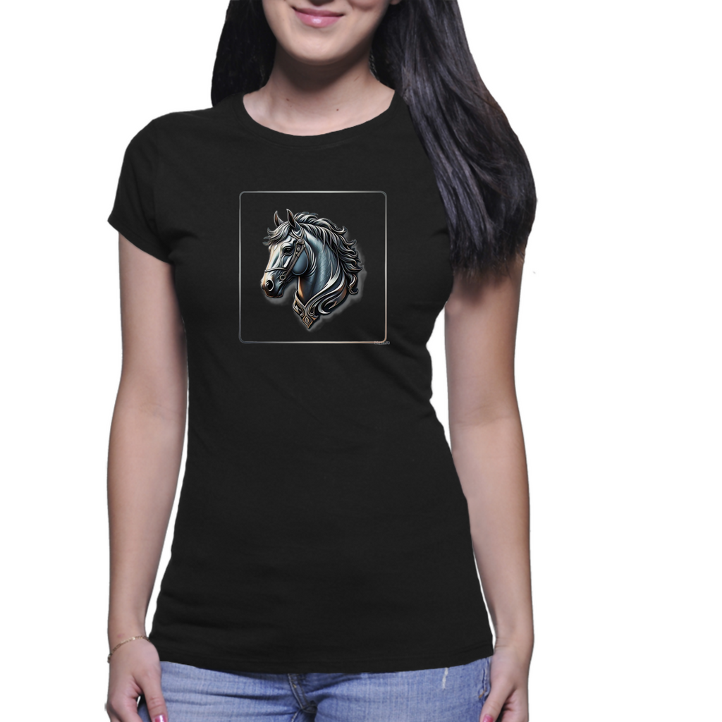 Equine Essence 11 - Ladies T-Shirt (ArtzyAi)