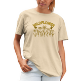 Wildflower - Ladies T shirt - Stone ( CAE STYLE)
