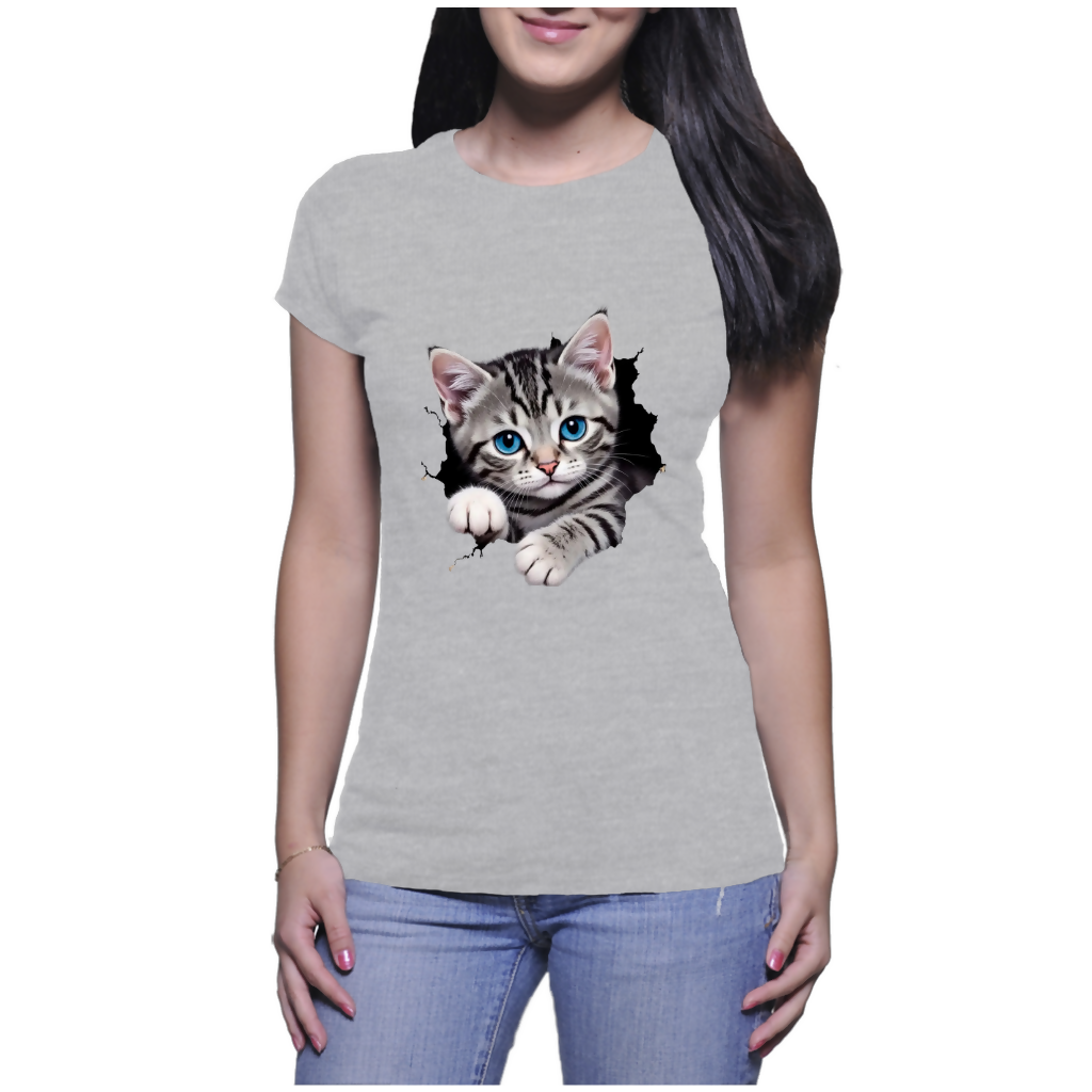 Kitten -Ladies' T-shirt (Podpop)