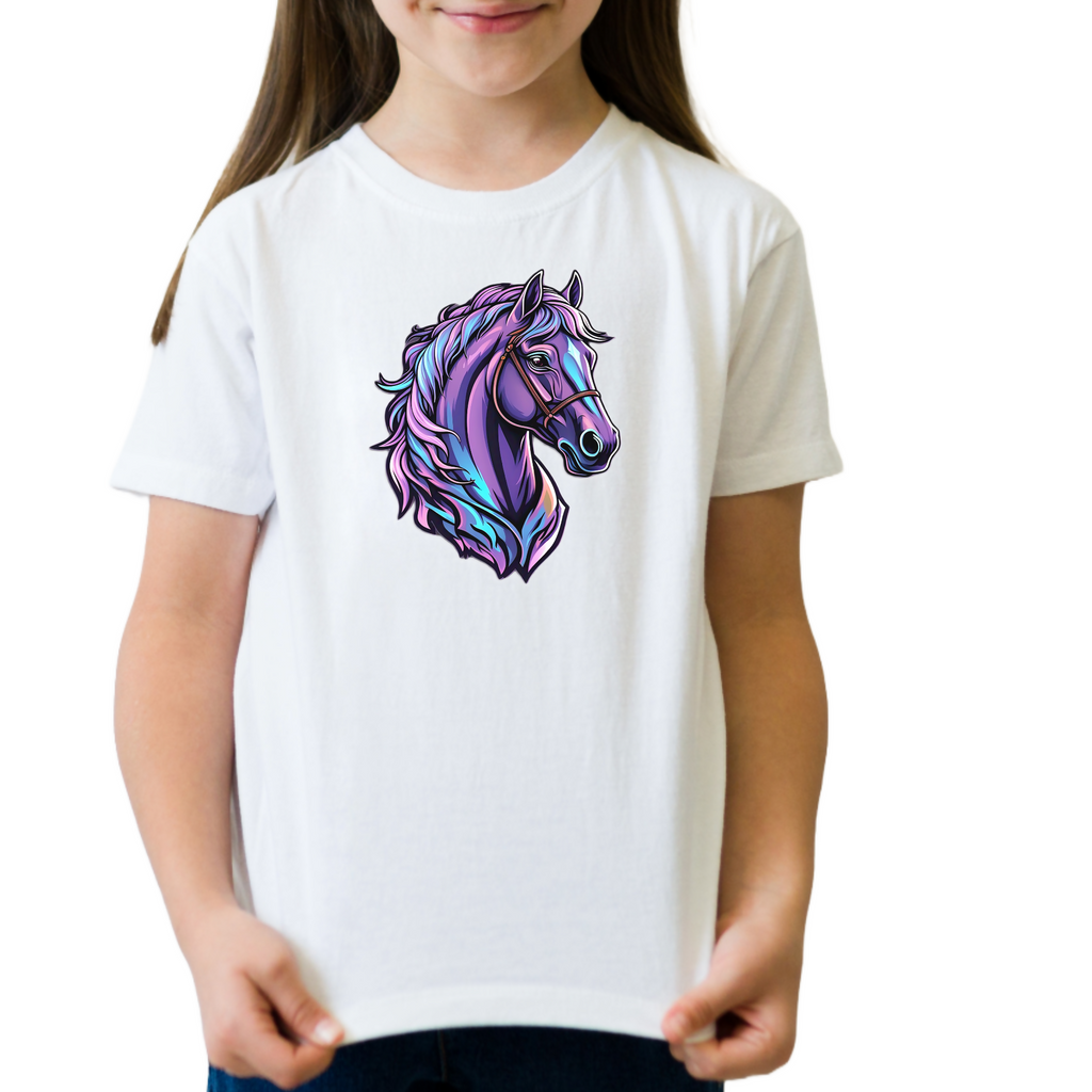 Horse Tales 14 - Kids T-Shirt (ArtzyAi)