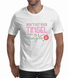 Funny Christmas Tshirts | Tinsel Tangle (Men)