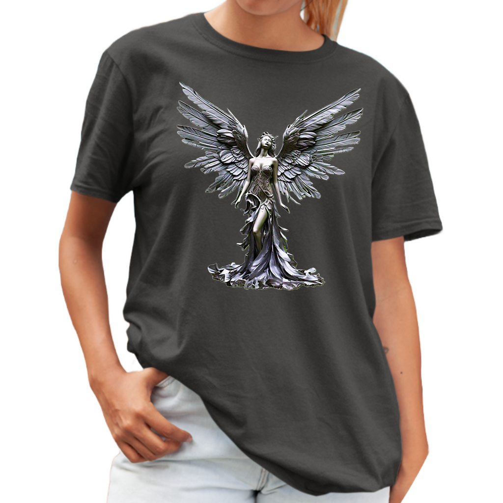 Large SILVER FAIRY 8 - Unisex T-Shirt (ArtzyAi)