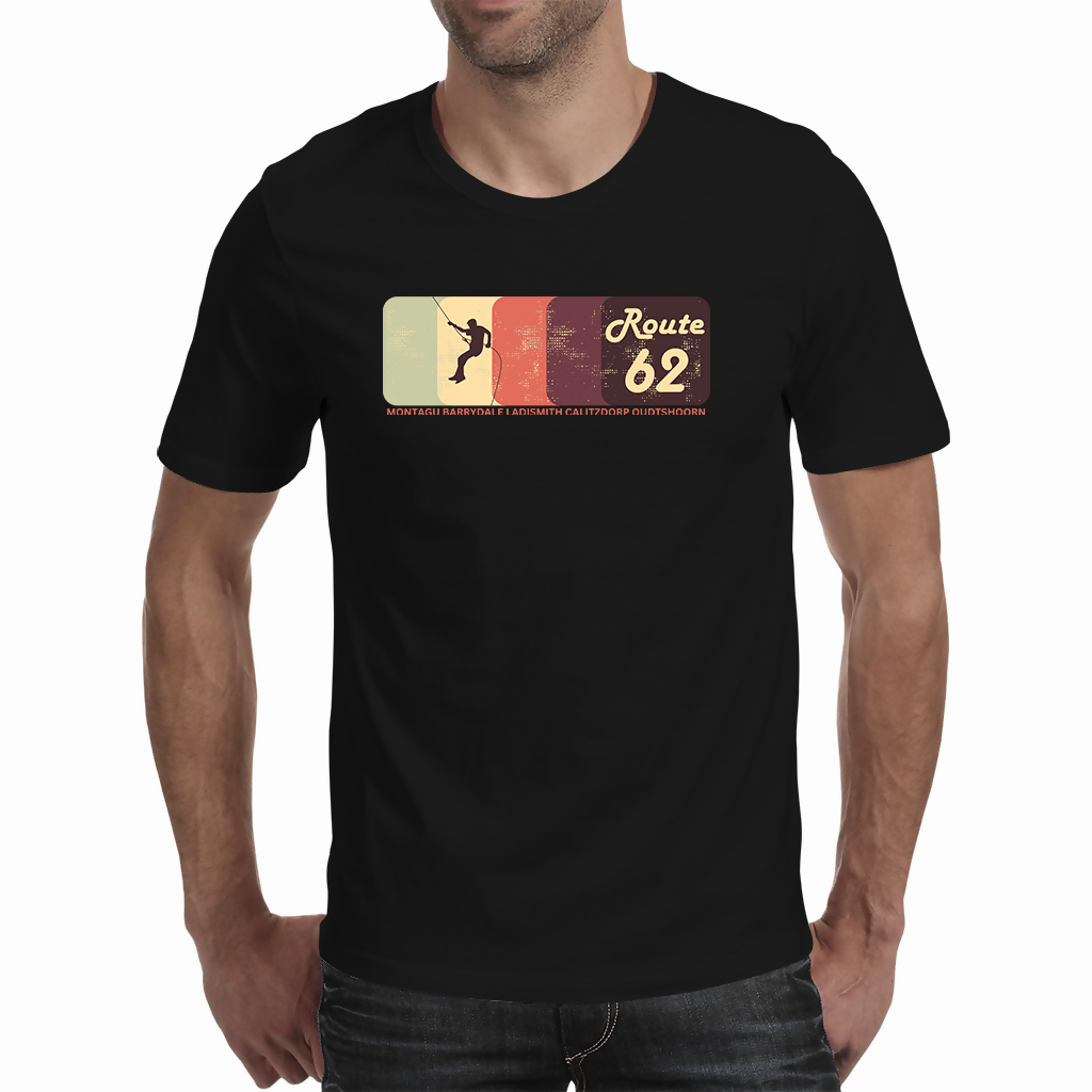 Retro R 62 Climb - Men's T - Shirt ( Route 62 T'S )