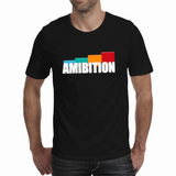 AMBITION-Mens Black T-shirt (Moretega)