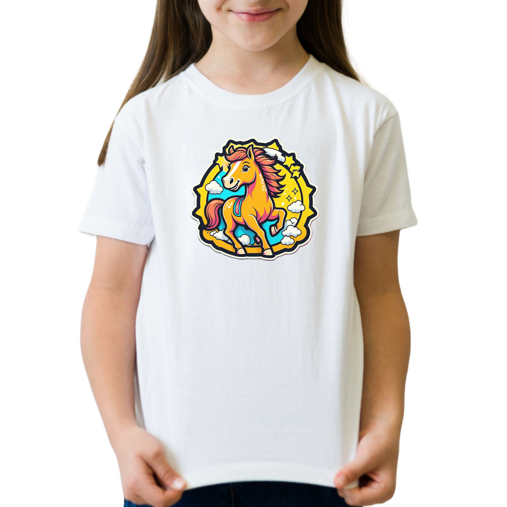 Pony Pals 22 -- Kids T-Shirt (ArtzyAi)