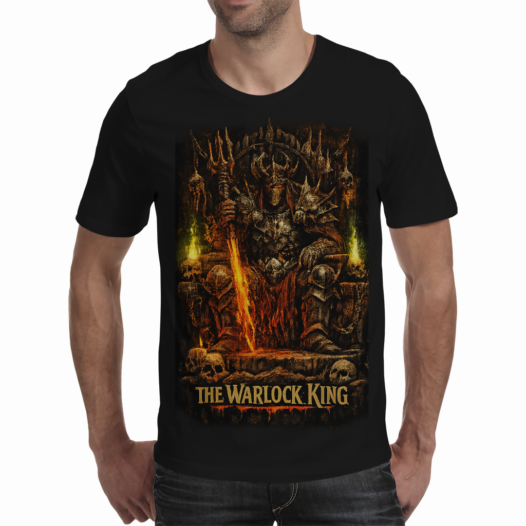 the Warlock King Mens T-shirt - (Riotwear S.A)