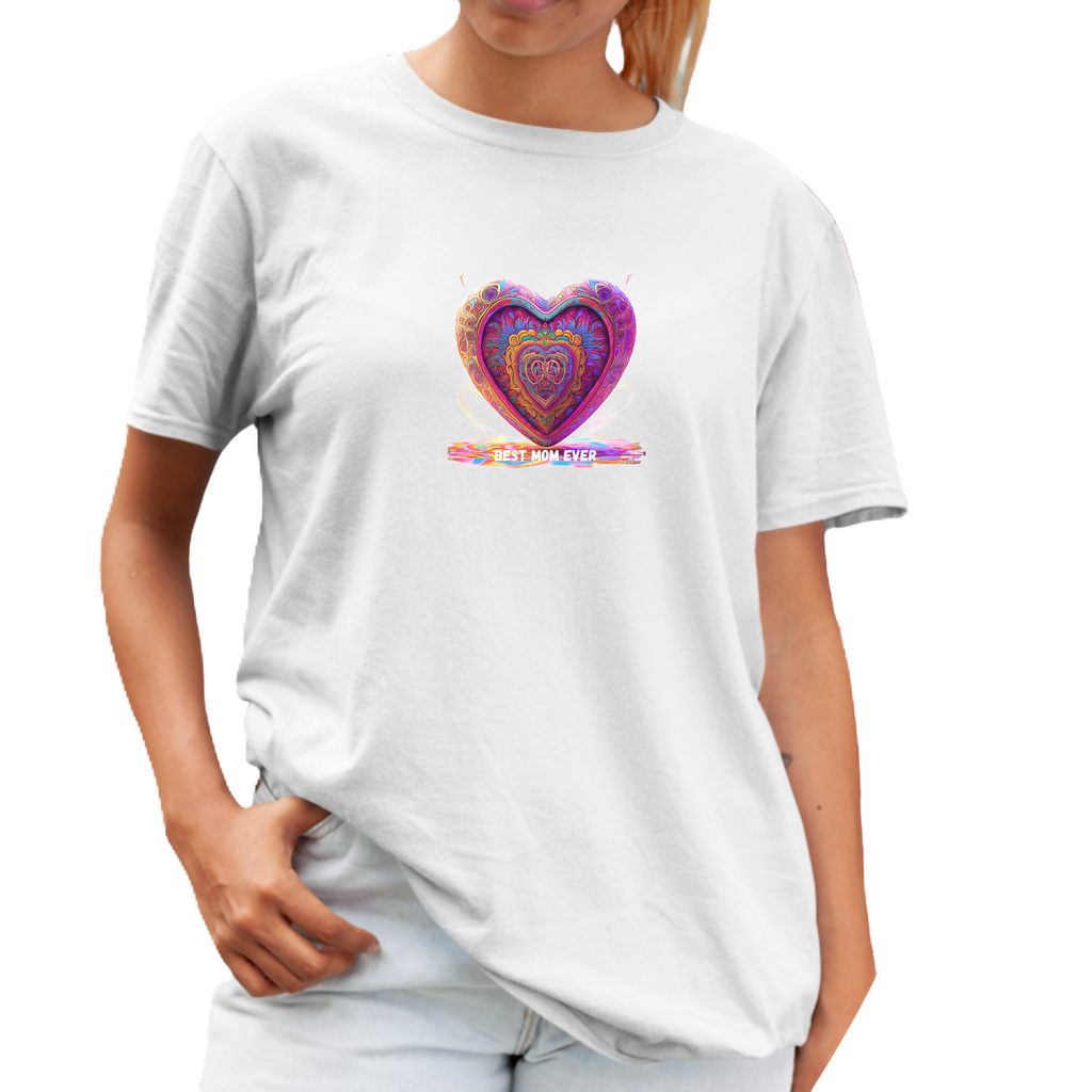 Mom's Love:7 - Unisex T-shirt (ArtzyAi)