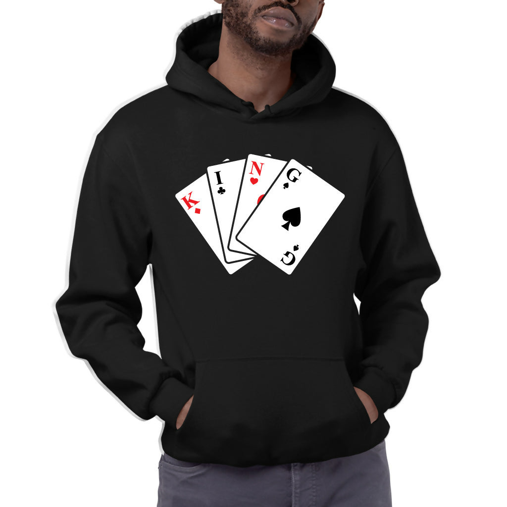 KING CARDS - Men's Hoodie (KABELOSCOPE)